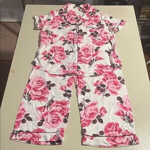 Kate Spade Pink Floral Women's Pajama Set